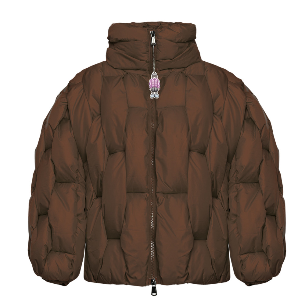 CRISTIAN ZERO TRE - GLACIER PUFFER – Bronze Weave - LARGE